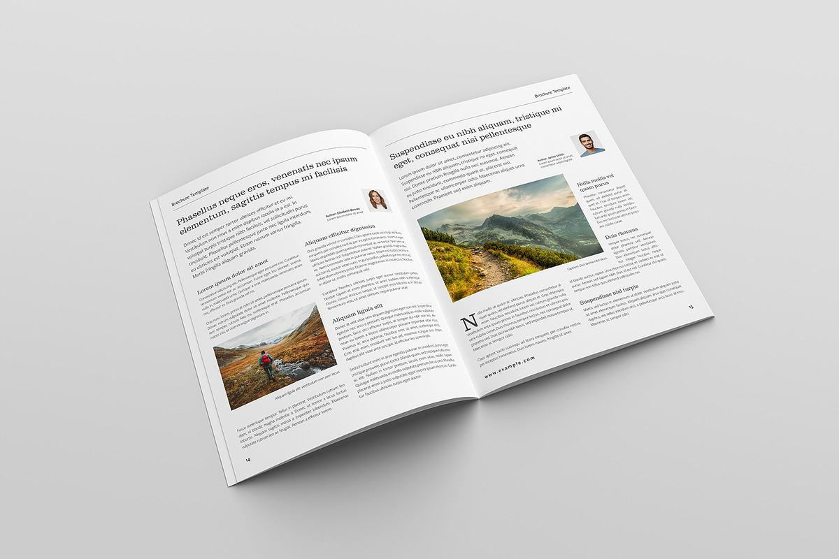 Magazine / Brochure Mockup Bundle, a Print Template by Petr Stránský (Photo 7 of 15)