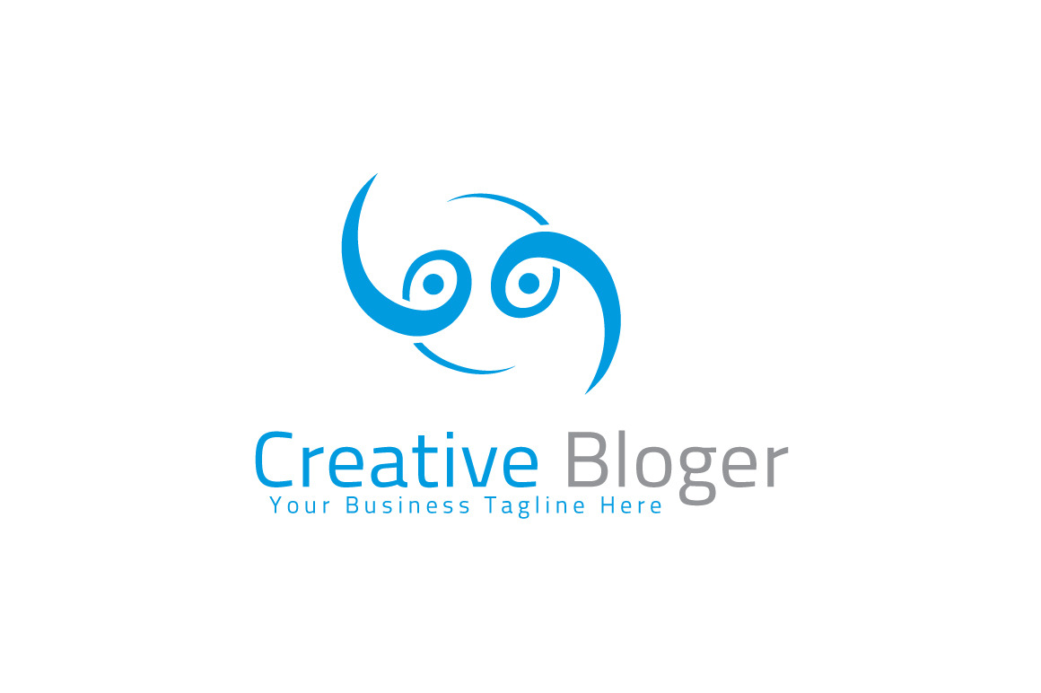 Creative Bloger Logo Template, a Branding & Logo Template by Logo20