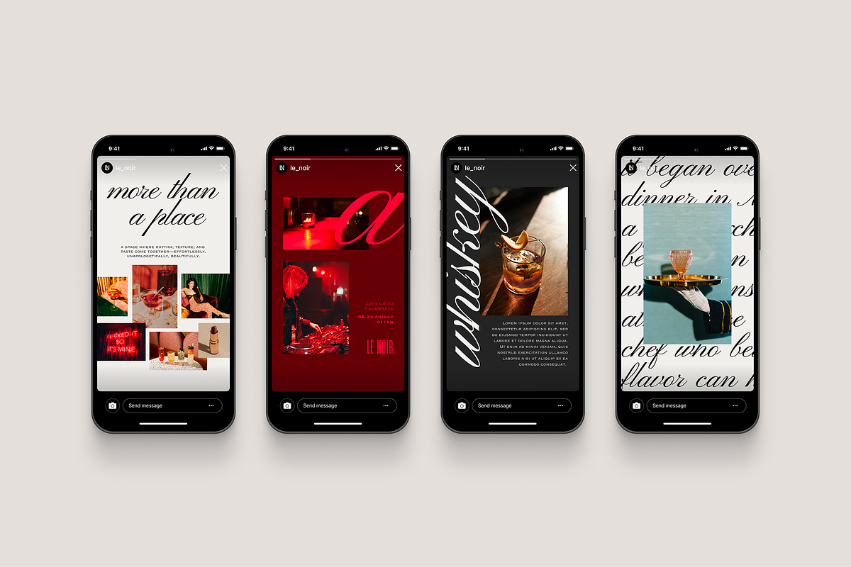 Chic Instagram Posts & Stories Canva, a Social Media Template by LePosey Studio (Photo 6 of 7)