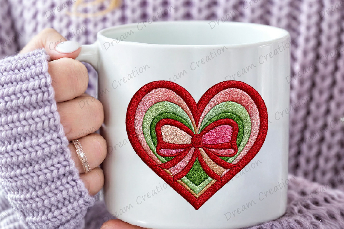 Faux Yarn Crochet Coquette Heart PNG, an Illustration by Dream Creation (Photo 5 of 5)