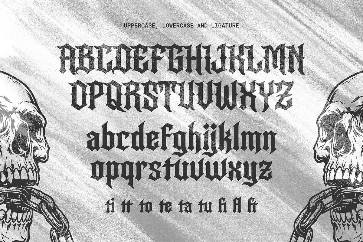 Kastil Kuno - Blackletter Font, a Blackletter Font by Aksapix Studio (Photo 6 of 7)