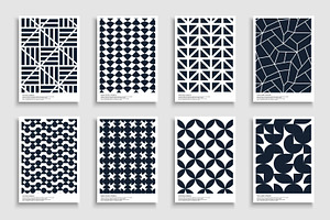 Geometric modern textured posters, a Background Graphic by ExpressShop