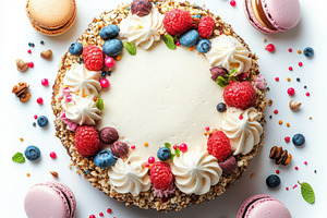 Sweet and dessert cake, cake sweet d, a Food & Drink Photo by Pixeness Studio