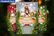 Christmas Party Flyer Template, a Flyer Template by Hyperpix Productions (Thumbnail 1 of 2)