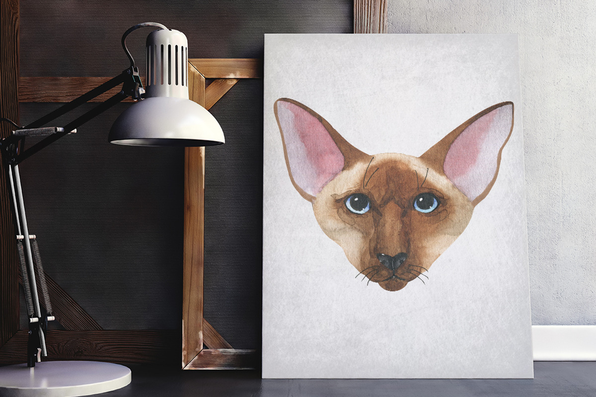 Breeds of cats - watercolor. Part 1, an Animal Illustration by KatBranchArt (Photo 5 of 5)