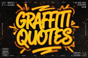 Graffiti Quotes + Bonus Effect, an Object Graphic by Design Squad (Thumbnail 1 of 6)