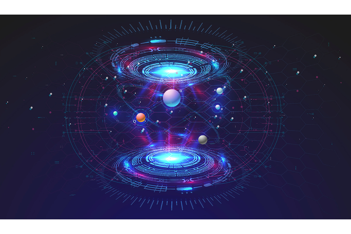 Abstract Futuristic Template, a Technology Illustration by Andrew_Derr (Photo 4 of 12)