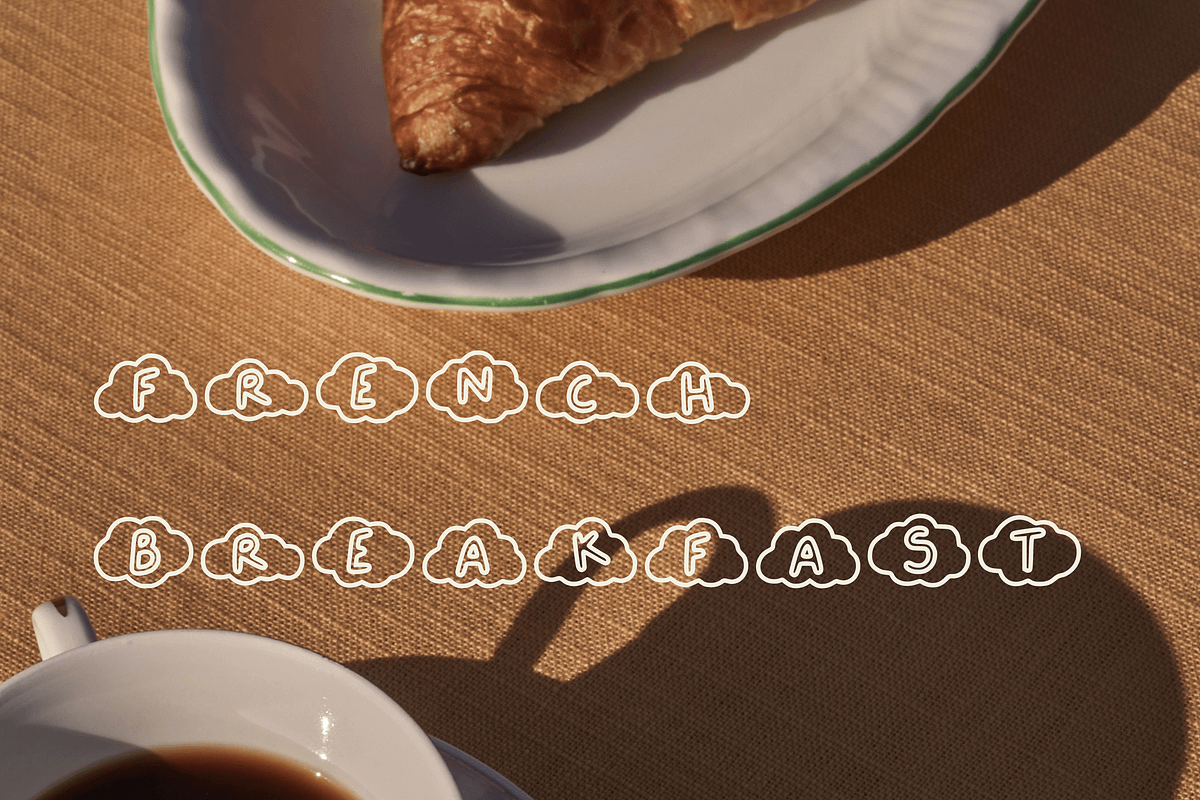Cloud 9 - A display font, a Symbol Font by Iasan Design (Photo 3 of 7)