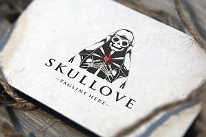 Death Dealer Love Logo Template