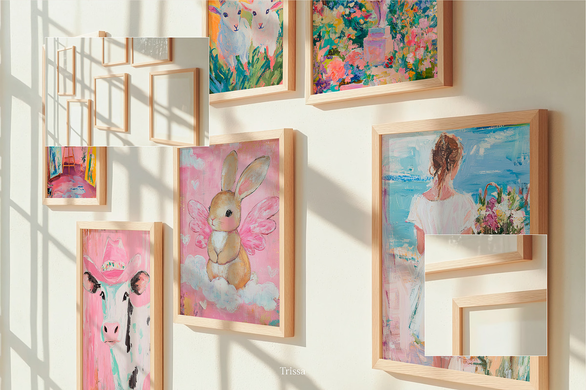 Wall gallery. — 19 Frame mockup, a Household Mockup by Trissa (Photo 3 of 7)