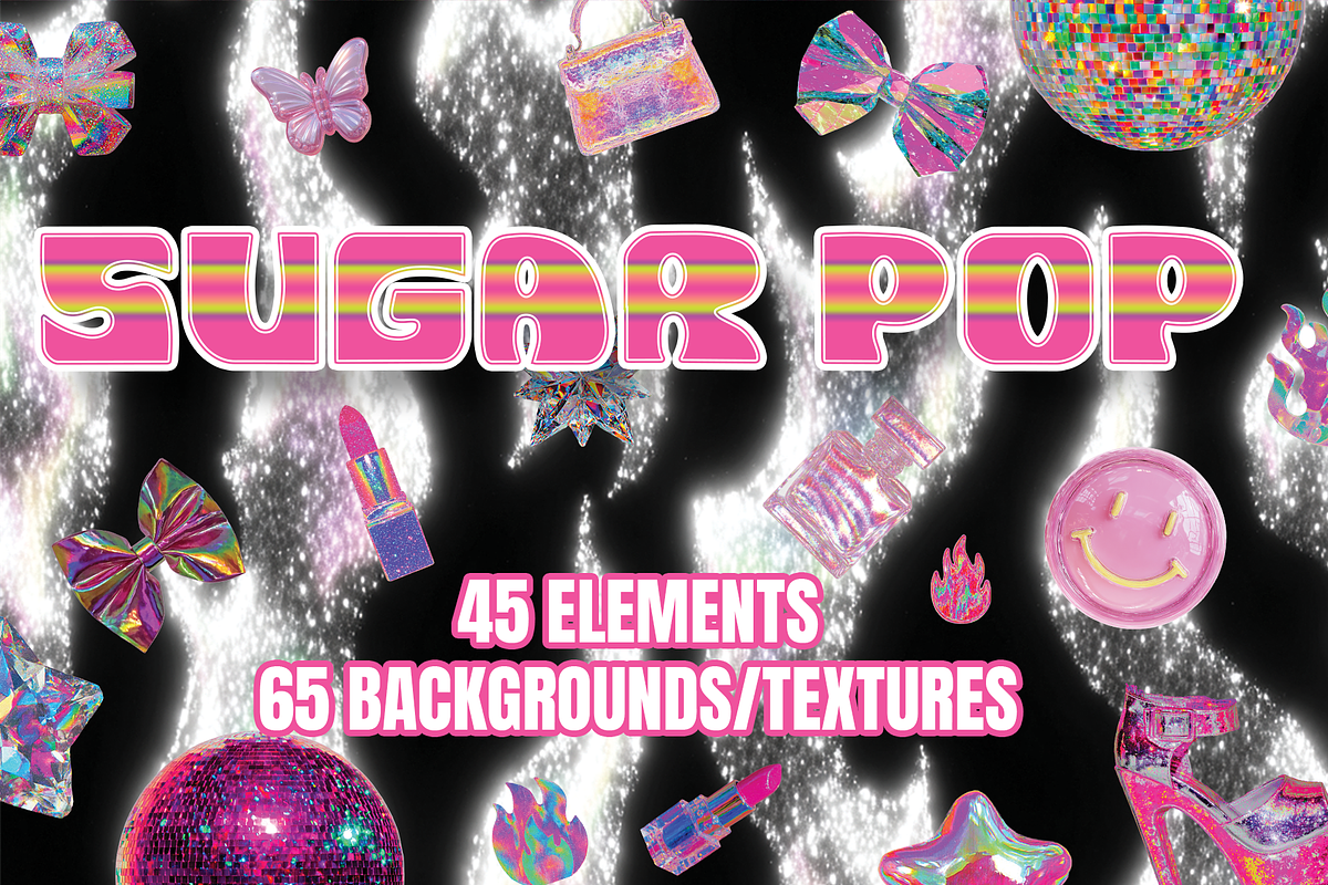 Sugar Pop Clip Art Collection, an Object Graphic by Avery Burke Creative (Photo 1 of 4)