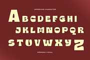 Maiky Retro - Branding Logo Font, a Sans Serif Font by Nirmana Visual (Thumbnail 2 of 9)
