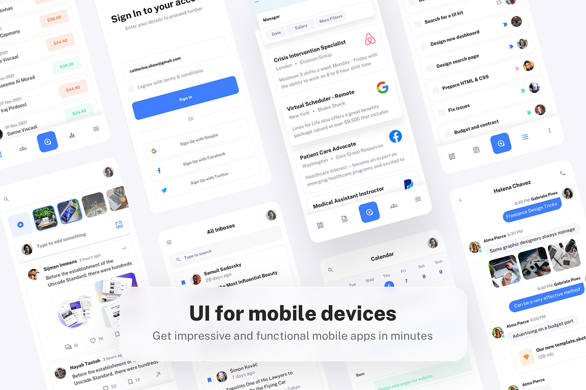 IODash Multipurpose Dashboard UI Kit, an UI Kit Template by WhiteUI.Store