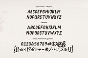 Hack Brush & SVG Font, a Handwritten Font by Cruzine (Thumbnail 6 of 8)