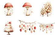 Woodland Boho Animals Birthday Clipa, an Illustration by Sublimation Artist (Thumbnail 6 of 7)