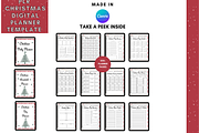 Canva Christmas Digital Planner, a Stationery Template by DigitalbossCreations (Thumbnail 4 of 10)