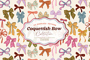 COQUETTISH BOWS, a Pattern Graphic by MSNTY STUDIOX (Thumbnail 1 of 30)
