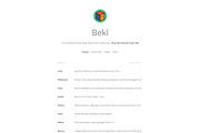 Bekl - Minimalist Tumblr Theme, a Websites & App Template by mselmany (Thumbnail 1 of 5)