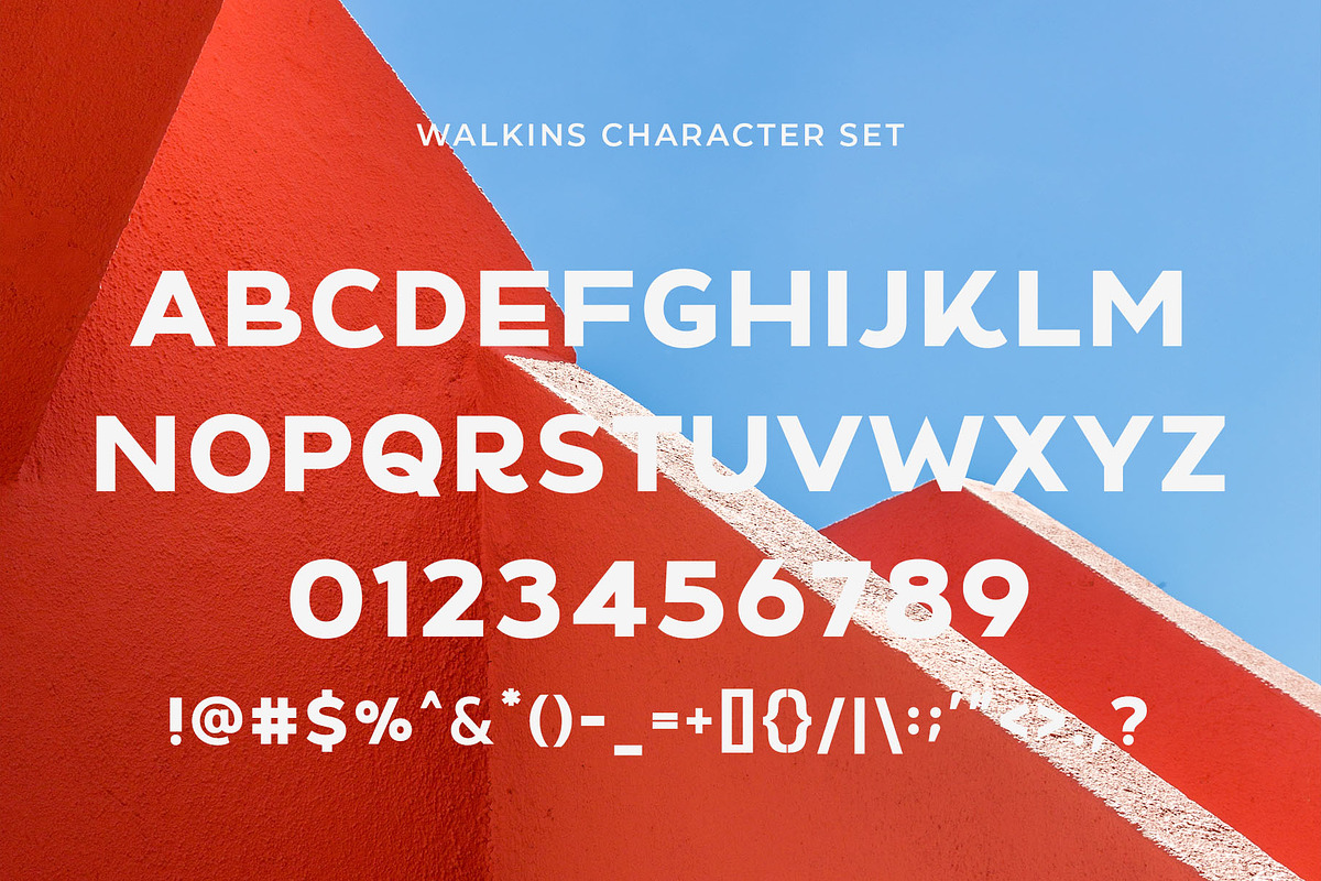 Walkins - Modern Sans Serif, a Sans Serif Font by Typeformers (Photo 5 of 5)