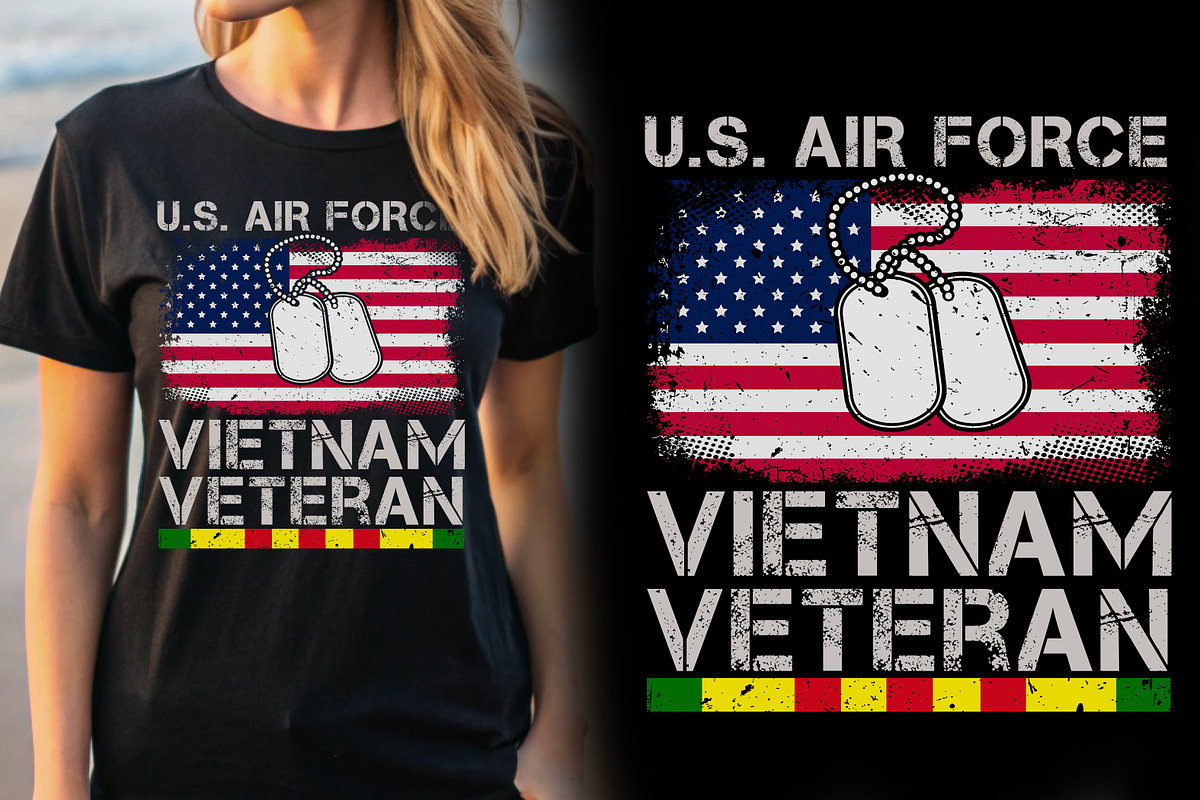 Veteran T-shirt Design, a Graphic by Crafts Bundle (Photo 2 of 2)