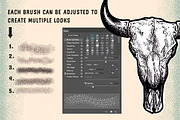 Stipple Brushes Photoshop And AI, a Brush Add-On by PaperMoon (Thumbnail 3 of 4)