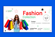 Fashion Collection Web Banner Set, an UI Kit Template by CreativeShaper (Thumbnail 2 of 4)