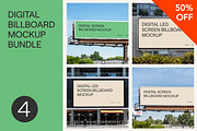 Digital Billboard Mockup PSD Bundle, a Mockup by Area Mockups (Thumbnail 1 of 6)