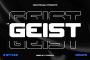 CS Geist Drawn, a Sans Serif Font by Craft Supply Co. (Thumbnail 1 of 8)