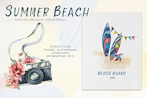 Summer Beach Party Illustrations