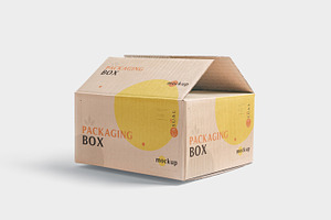 5 Packaging Box Mockups