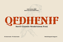 Qedhenif – Serif Classic Modernism