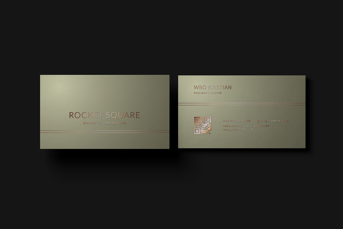 5 in 1 Luxury Business Cards, a Business Card Template by Ctrl space studio (Photo 5 of 5)