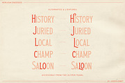 Heirloom Condensed, a Serif Font by Joseph Ernst Design Shop (Thumbnail 3 of 7)