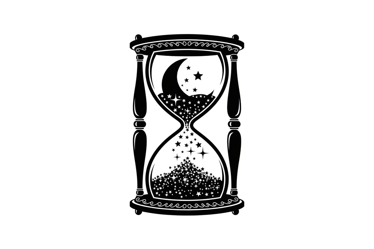 Moon Hourglass Design Bundle, an Illustration by jahid234 (Photo 27 of 31)