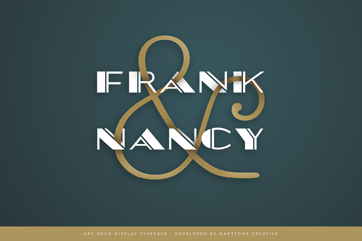 Overlander - Art Deco 1920s Font, a Sans Serif Font by OakstoneCreative (Photo 3 of 8)