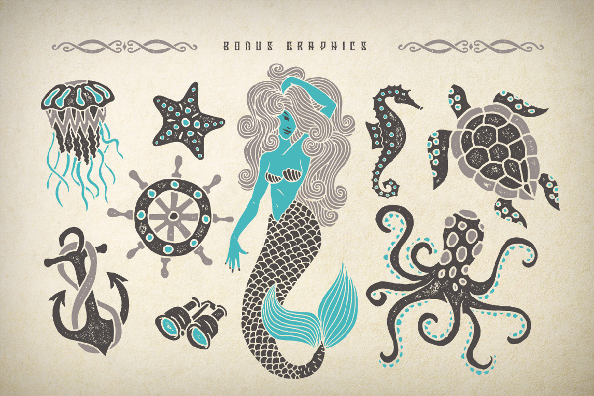 Marine fairytale typeface preview 3