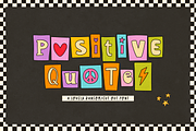 POSITIVE QUOTES, a Handwritten Font by Maria Feliz Fonts (Thumbnail 1 of 9)