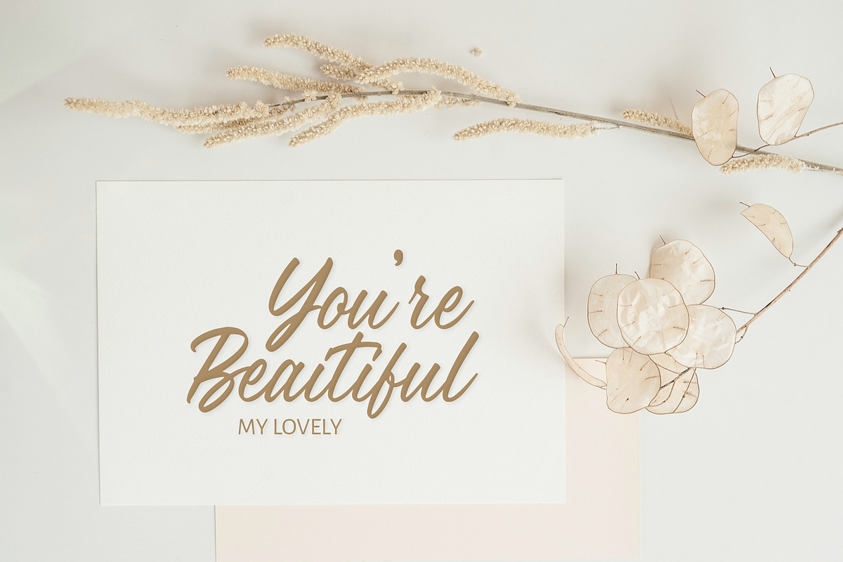 Morales - Handwritten Font, a Handwritten Font by Alphaleonis_std (Photo 4 of 6)