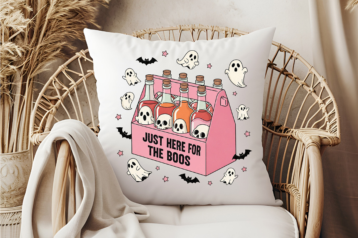 Pink Halloween PNG, an Illustration by DreamCafeArt (Photo 6 of 7)