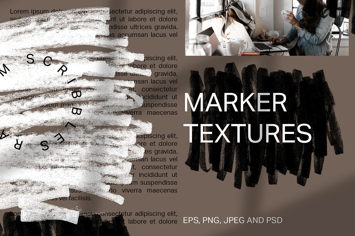 Marker Texture Bundle, a Texture Graphic by The Fake PNG (Photo 1 of 7)