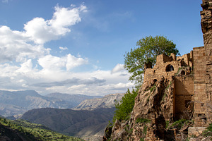View of the settlement Gamsutl, an Architecture Photo by Schreibikus