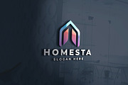 Modern Gradient House/Roof Logo, a Branding & Logo Template by Design_Planet (Thumbnail 1 of 3)