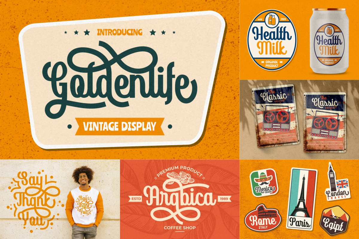 Best Vintage Font Bundles, a Script Font by PutraCetol Studio (Photo 5 of 18)