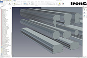 Molding Kitbash V1 - 128 Profile Set, an Architecture 3D Model by RoHo Productions (Thumbnail 14 of 28)