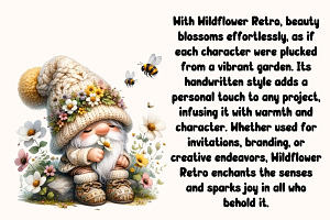 Wildflower Retro - Handwritting