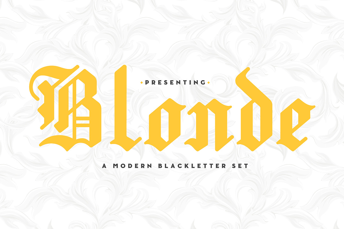 Blonde, a Blackletter Font by Loudoun Design Co. (Photo 1 of 8)