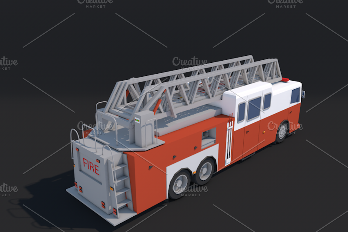 Ultimate Low Poly City Cars Pack, a Cars & Vehicle 3D Model by CreativeeArt (Photo 21 of 54)