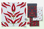 Hot pepper - Set 1, a Pattern Graphic by Yummy (Thumbnail 10 of 13)