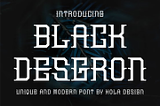 Black Deseron Font, a Slab Serif Font by anggitbagas1 (Thumbnail 1 of 4)