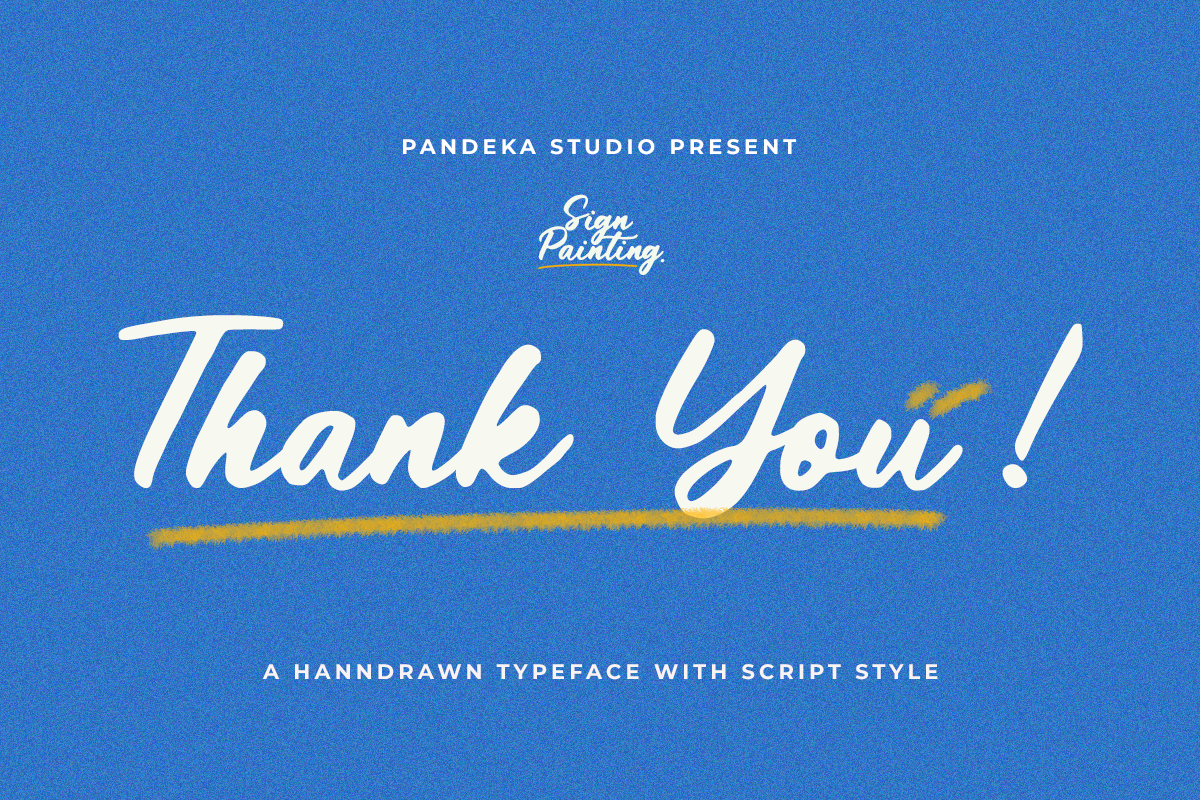 Sign Painting - Retro Script, a Script Font by Pandeka Studio (Photo 9 of 9)